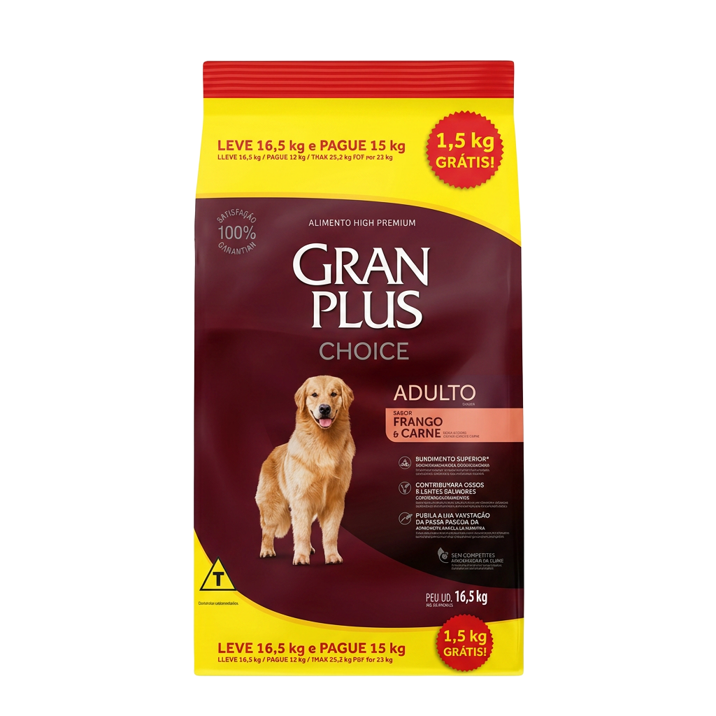 Embalagem Gran Plus Choice + Brinde