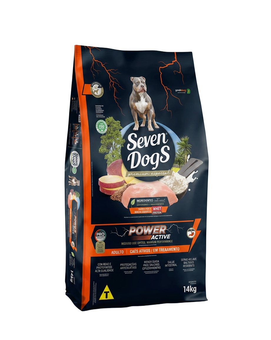 Embalagem Seven Dogs Power Active